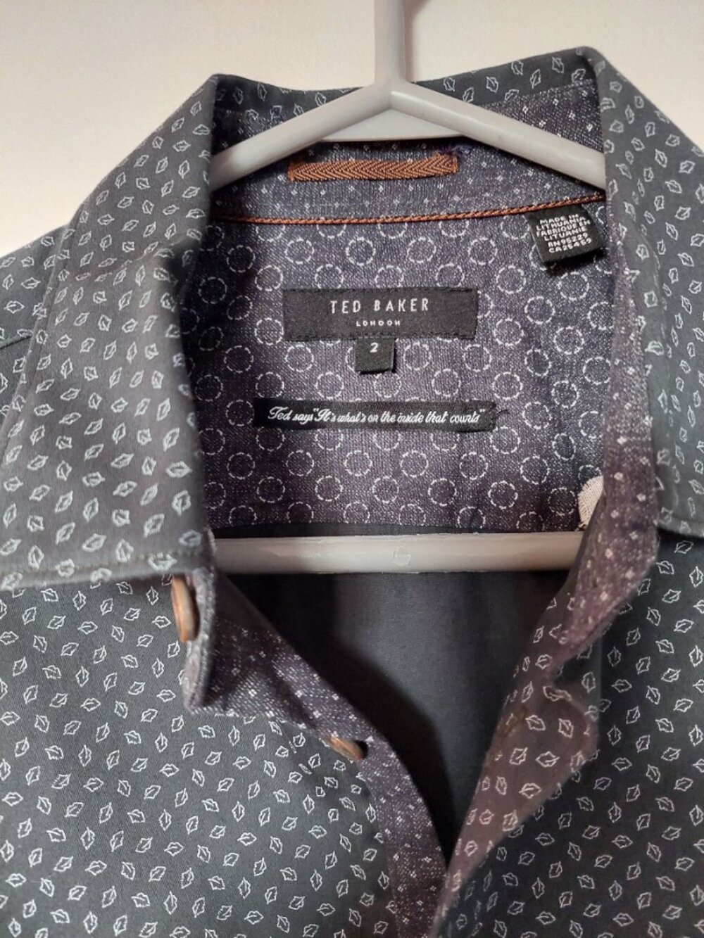 Ted Baker London Men's Size 2/Small Button-up Dress Shirt